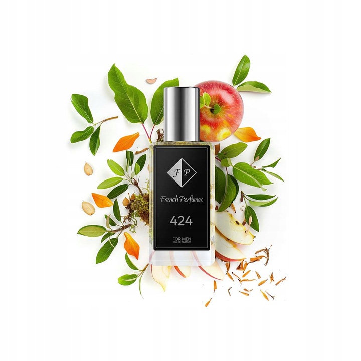 Parfumuri de barbati, French Perfumes, NO. 424, Apa de Parfum Orientala, 33 ml