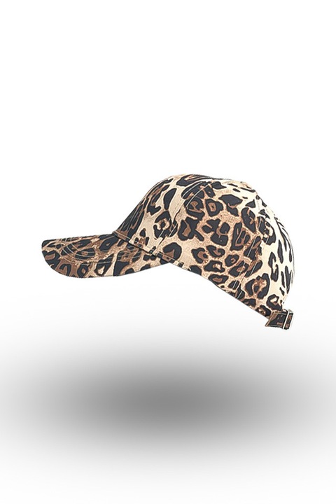 Sapca leopard print culoare - maro