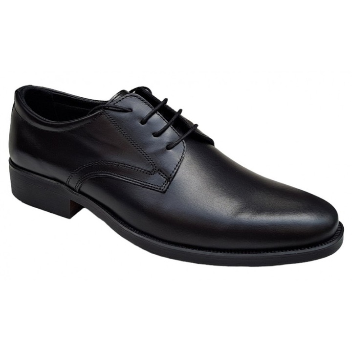 Pantofi barbati eleganti din piele naturala, Negru ADY3NS Marimea 45