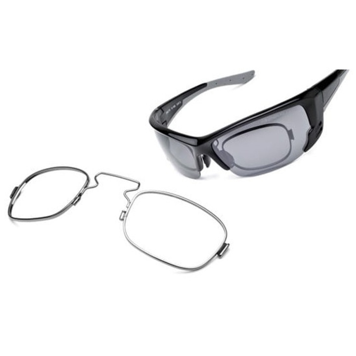 Ochelari sport Arctica S-198 polarizati, negri, 13.5x4.4cm, lentile schimbabile Revo