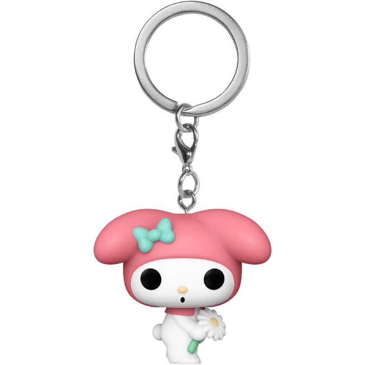 Ключодържател Funko Pop, Hello Kitty, My Melody, Spring Time, 4 cm, Многоцветен