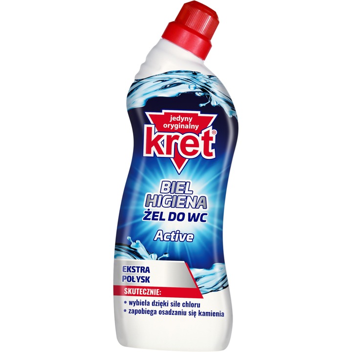 Гел за почистване на тоалетна Kret, Течен, Класически аромат, 750 г
