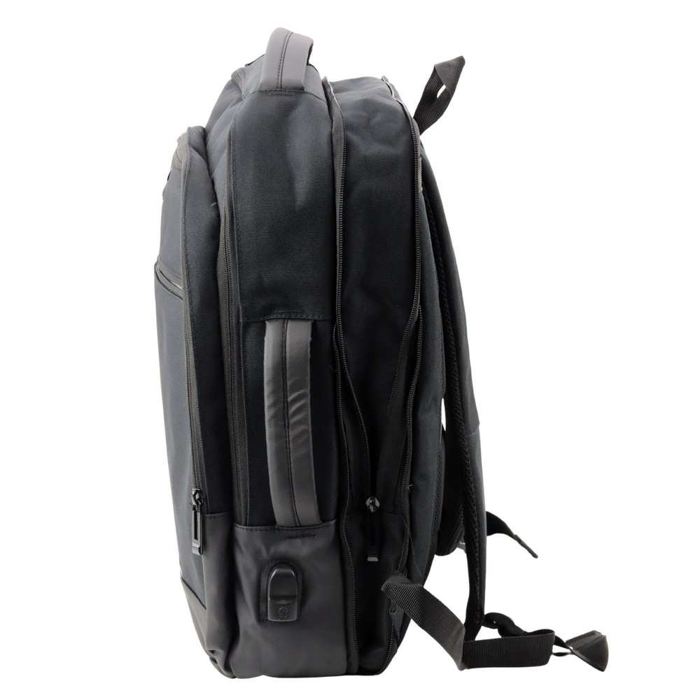 Rucsac laptop LEAN, 16L, 45x32x11cm, cu USB, compartiment pentru laptop, negru