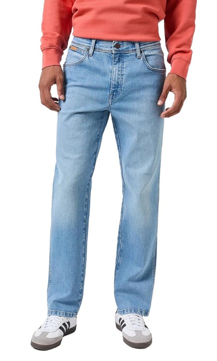 Férfi farmer 112350816, Wrangler, Pamut, Kék