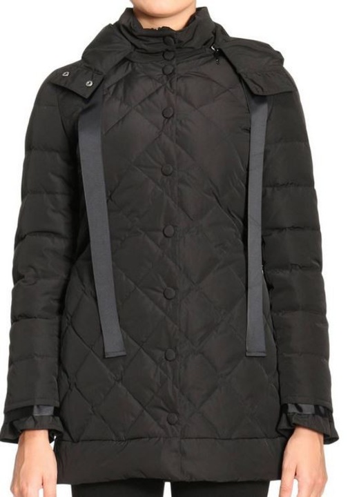 Jacheta Armani Exchange, neagra, poliester, cu gluga, L INTL