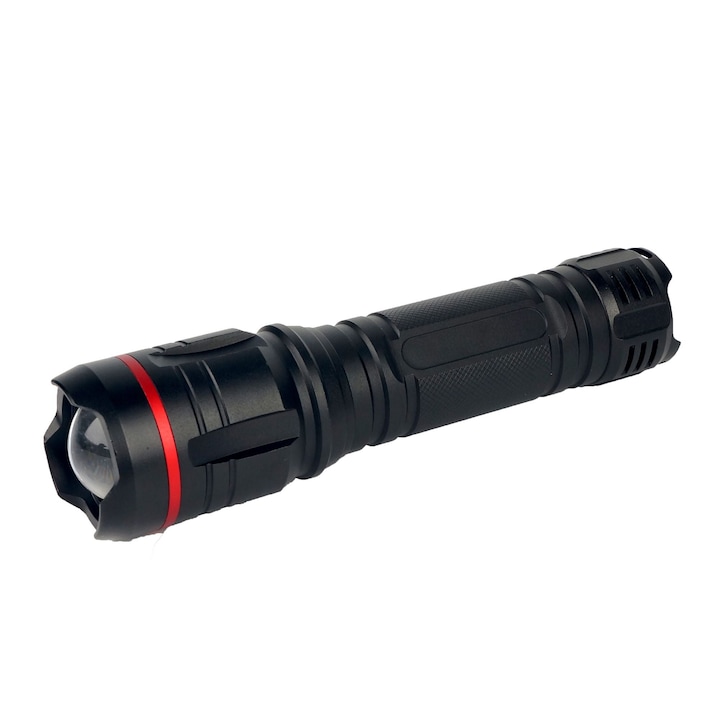 LED фенер Lexman, 1200 lm, алуминий, с функция за мащабиране, черен