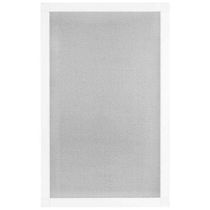 Plasa de tantari pentru fereastra, 50x120cm, alb/negru, montaj usor