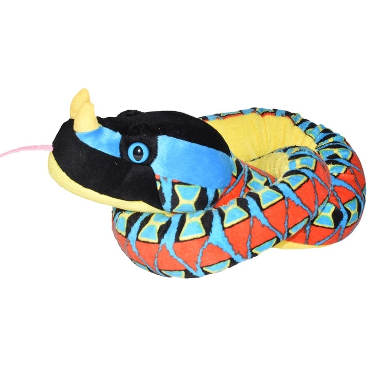 Sarpe RHINO VIPER- Jucarie Plus Wild Republic 137 cm