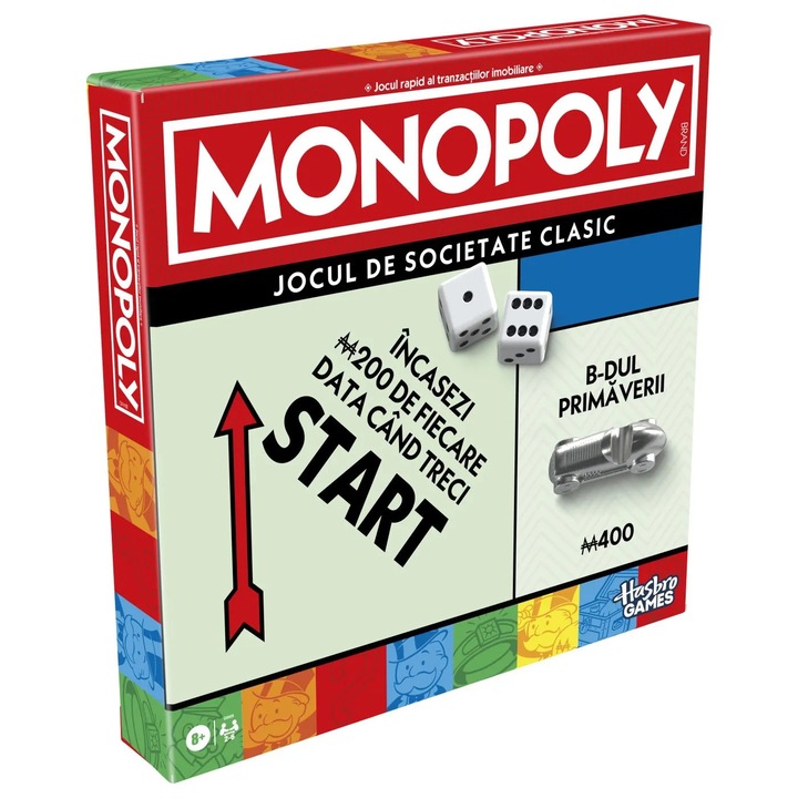 Monopoly klasszikus játék, román nyelven