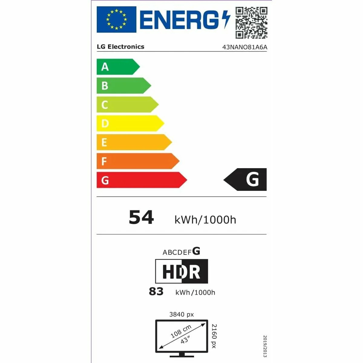 Televizor inteligent, LG 43NANO81A6A NanoCell 43inch 4K Ultra HD G