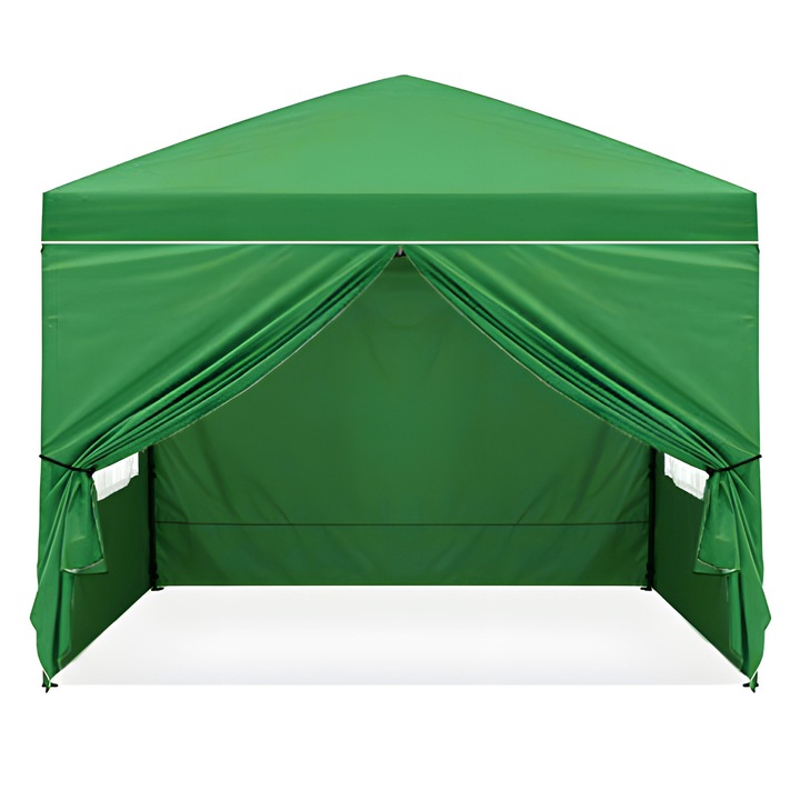 Pavilion gradina 3x3 m, MultiGarden, automat, 4 pereti, verde