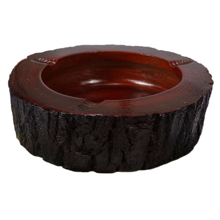 Fa hamutartó, TNEAYWHE, kerek, lakkozott felülettel, beltéri és kültéri használatra