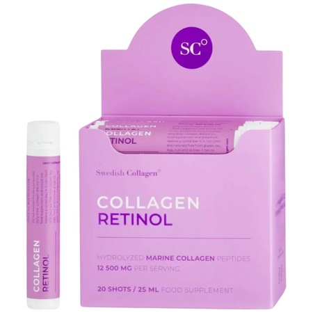 Хранителна добавка Swedish Collagen Collagen Retinol 12500 mg Marine ...
