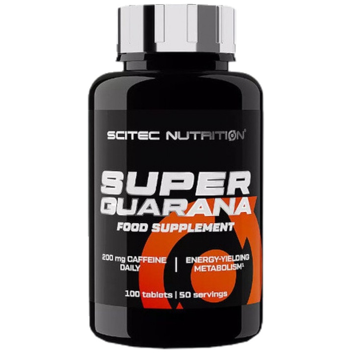 Хранителна добавка SCITEC Nutrition Super Guarana, 100 Таблетки