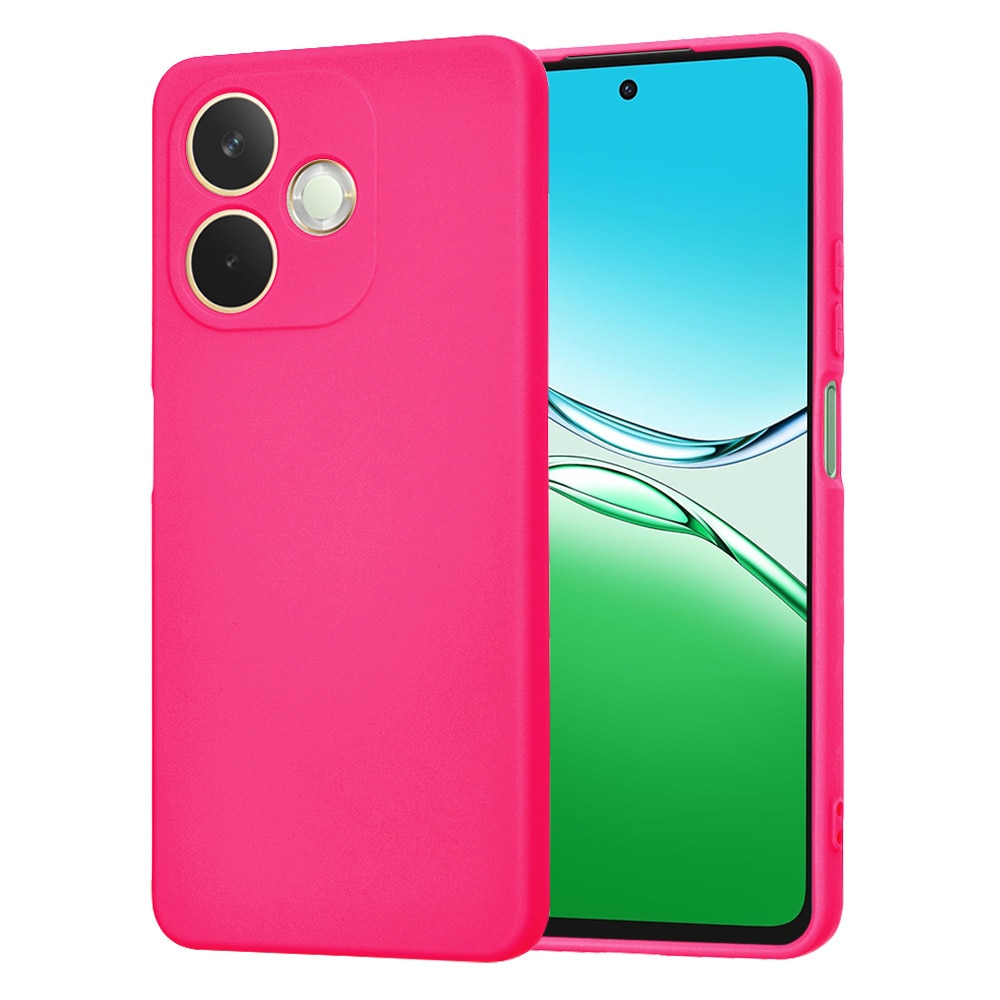 Husa pentru Oppo A5 Pro 4G / A5 Pro 5G silicone case hot pink