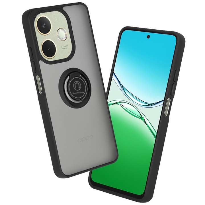 Кейс Techsuit Glinth за телефон Oppo A5 Pro 4G / A5 Pro 5G, черен