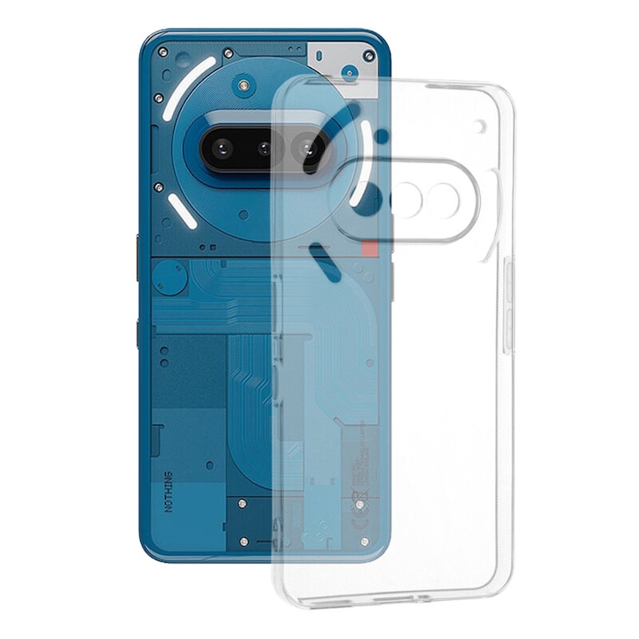 Силиконов калъф BestCase за Nothing Phone (3a), Camera Protection, Clear Silicon 2MM