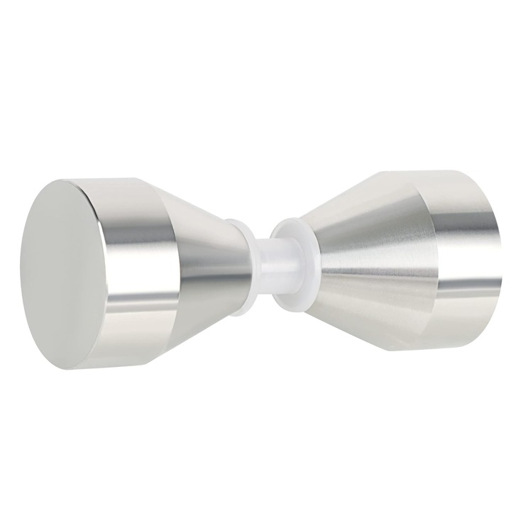 Maner usa, TREXORA, inox, compact, 30x60mm, pentru usi de sticla 6-18mm