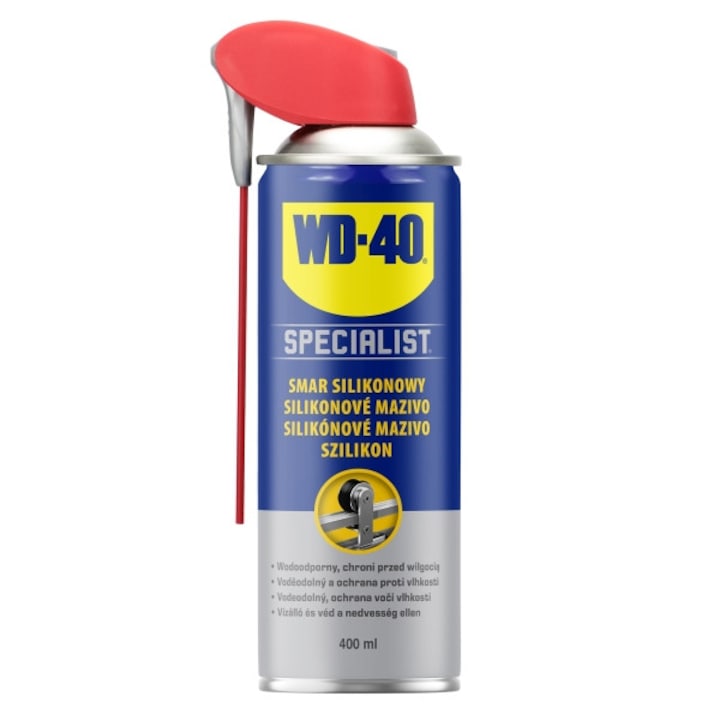 Aplicator silicon, WD-40, 400 ml, rezistent la temperaturi -35C la 200C