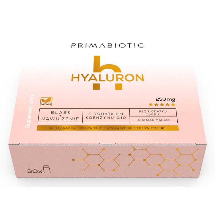 Set fiole hyaluron, acid hialuronic, 30x 30 ml