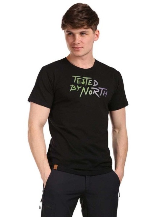 Ferfi polo KILPI DISCOVER-M, pamut, fekete, Fekete