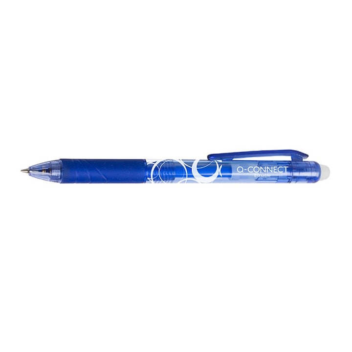 Ролер с възможност за изтриване Q-Connect Erasable, 0.7 мм, син