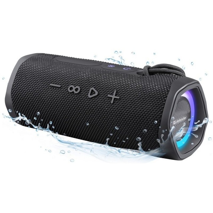Преносим високоговорител Defender Enjoy S800, 20 W, Bluetooth 5.3, 4 часа живот на батерията, MP3, microSD, AUX, USB Type-C, FM, черен