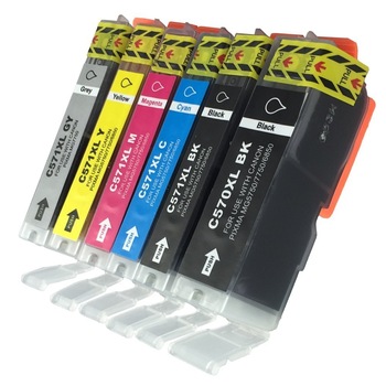 570XL / 571XL Set 6 cartuse Compatibile Canon PGI570XL CLI571XL pentru imprimante Canon PIXMA MG7750, Canon PIXMA MG7750BK, Canon PIXMA MG7751, Canon PIXMA MG7751WH (2*Black, 1*Cyan 1*Magenta, 1*Yellow, 1*Grey) 570XL / 571XL Set 6 cartuse Compatibile Canon PGI570XL CLI571XL pentru imprimante Canon PIXMA MG7750, Canon PIXMA MG7750BK, Canon PIXMA MG7751, Canon PIXMA MG7751WH (2*Black, 1*Cyan 1*Magenta, 1*Yellow, 1*Grey)