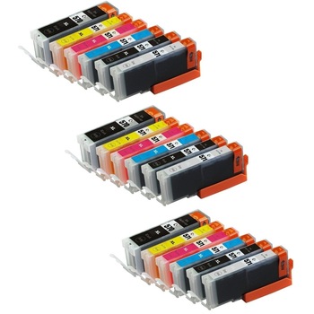 570XL / 571XL Set 18 cartuse Compatibile Canon PGI570XL CLI571XL pentru imprimante Canon PIXMA MG5750, Canon PIXMA MG5750BK, Canon PIXMA MG5751, Canon PIXMA MG5751WH (6*Black, 3*Cyan, 3*Magenta, 3*Yellow, 3*Grey) 570XL / 571XL Set 18 cartuse Compatibile Canon PGI570XL CLI571XL pentru imprimante Canon PIXMA MG5750, Canon PIXMA MG5750BK, Canon PIXMA MG5751, Canon PIXMA MG5751WH (6*Black, 3*Cyan, 3*Magenta, 3*Yellow, 3*Grey)
