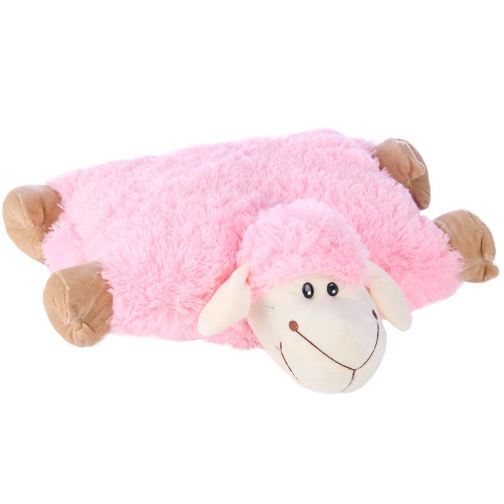 Perna decorativa cu velcro W-Web, roz