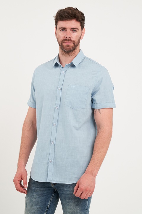 Lee Cooper, Camasa uni din bumbac, Albastru deschis