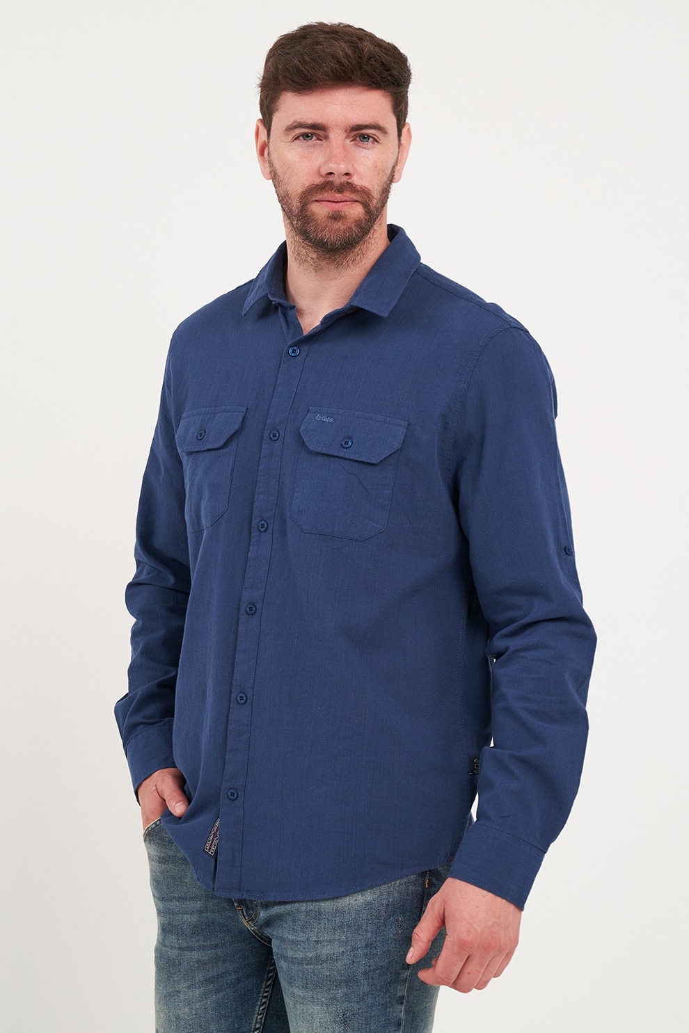 Lee Cooper, Camasa cu buzunare pe piept, Bleumarin, M