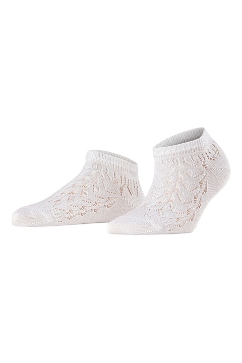 Falke, Sosete pana la glezna, din amestec de lyocell Trina Blaze, Alb murdar