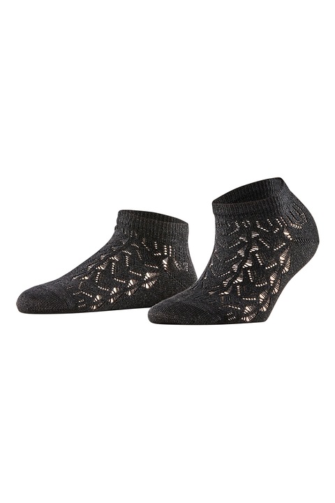 Falke, Sosete pana la glezna, din amestec de lyocell Trina Blaze, Negru