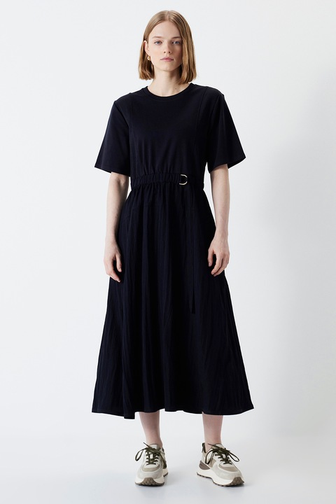 Ipekyol, Rochie midi evazata, Negru, 36