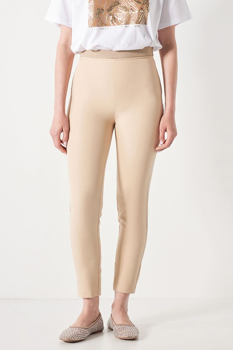 Ipekyol, Colanti cu talie inalta, Bej