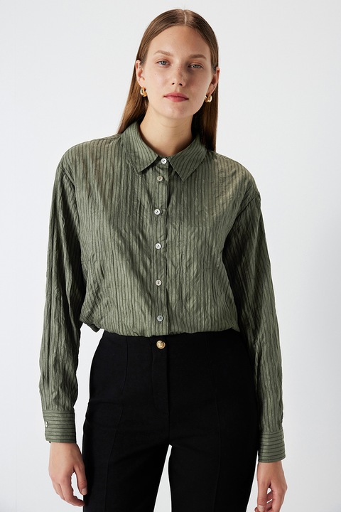 Ipekyol, Camasa regular fit cu nasturi, Kaki inchis