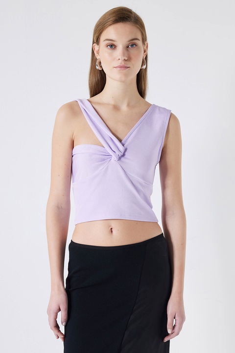 Ipekyol, Top crop cu model uni, Lila, L