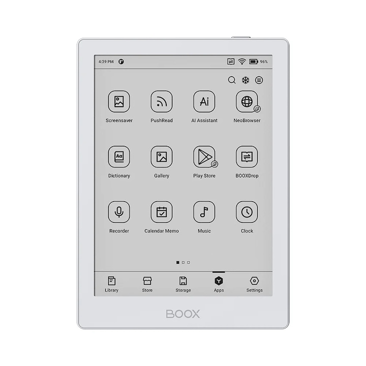 Таблет E-Ink Boox GO 6, 6 инча, осемядрен, 2GB RAM, 32 GB, Android 11, бял