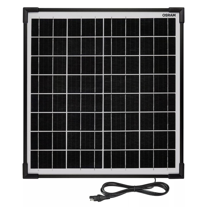 Încărcător solar Osram OSP2000, 20W, rezistent la apă IP 65, utilizare universală