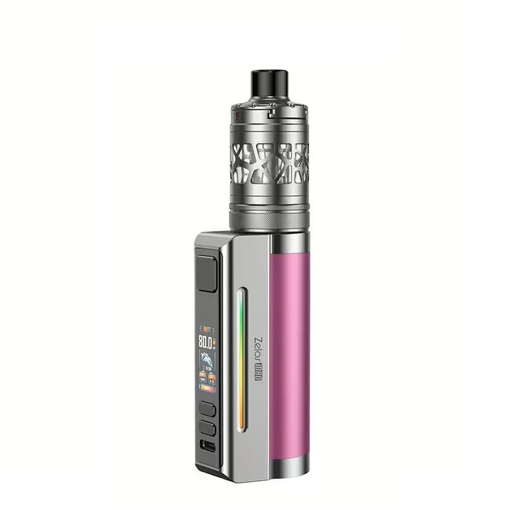 Kit Tigara Electronica Aspire Zelos M80, 4ml, 80w, 2600mAh - Pink & Silver