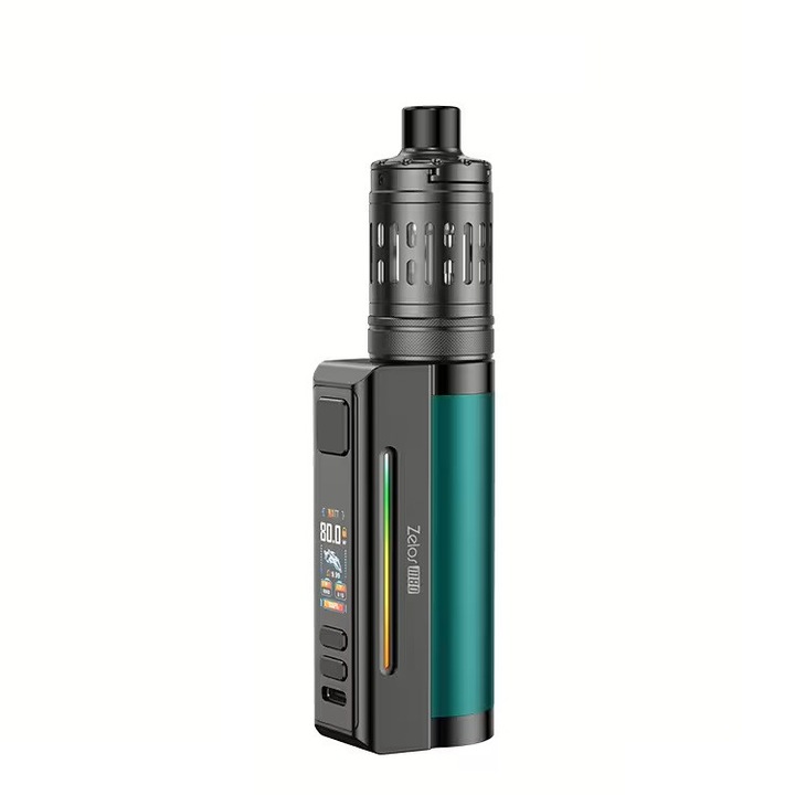 Kit Tigara Electronica Aspire Zelos M80, 4ml, 80w, 2600mAh - Green & Gunmetal