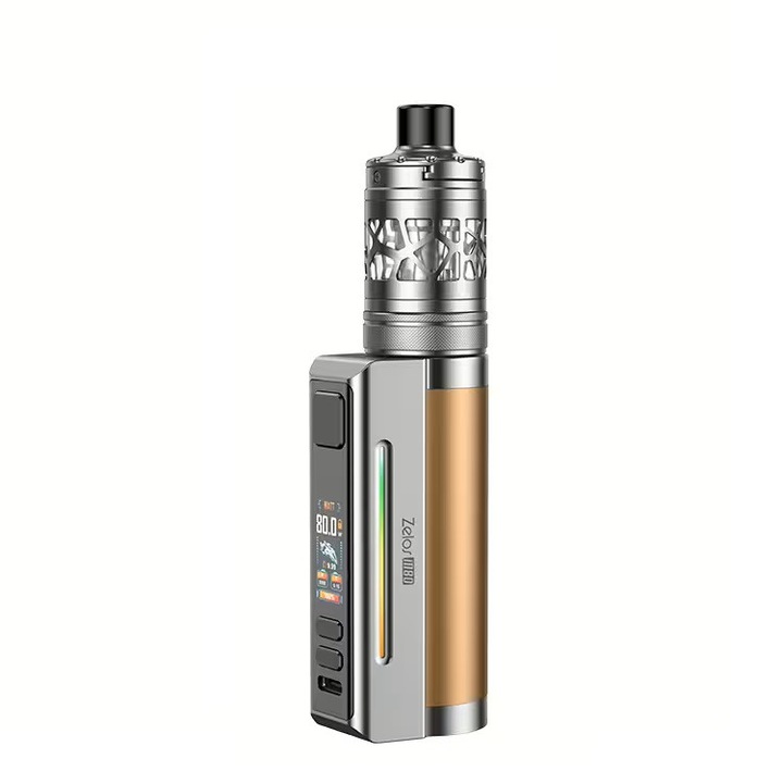Kit Tigara Electronica Aspire Zelos M80, 4ml, 80w, 2600mAh - Gold & Silver