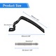 Kit reparare balama TREXORA, metal, negru, pentru Audi A4 S4 RS4 B6 B7 8E, fixare balama torpedou