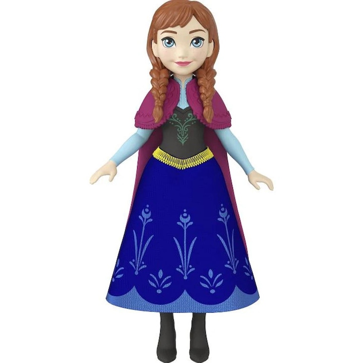 Кукла Анна Дисни Замръзналото кралство, Mattel, пластмаса, 9 см, многоцветна