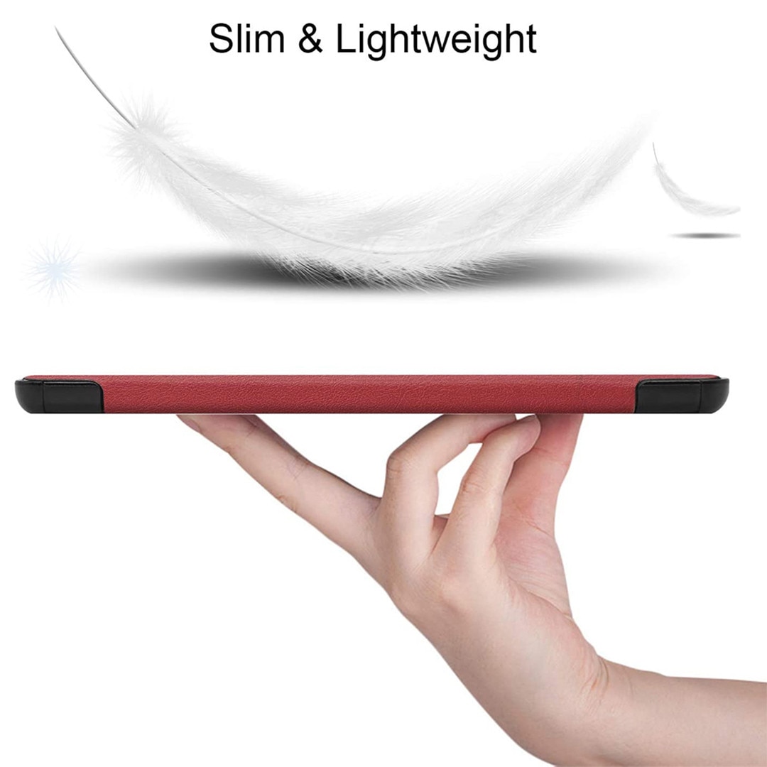 Husa tableta din piele pentru Apple iPad Air 13 (2024) 13.0", Protectie Completa, Functie de Stand, Rosu