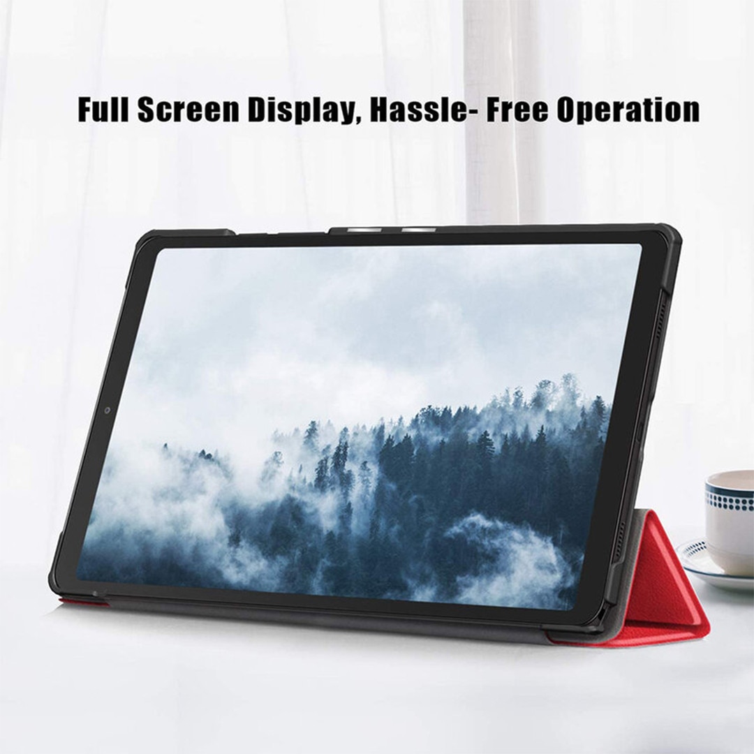 Husa tableta din piele pentru Apple iPad Air 13 (2024) 13.0", Protectie Completa, Functie de Stand, Rosu