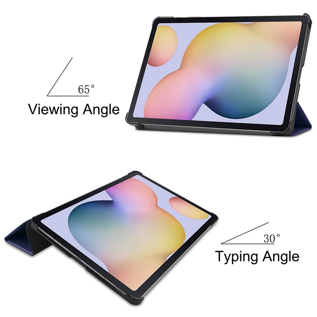 Husa tableta din piele pentru Apple iPad Air 4 2020, Ipad Air 2022 10.9, Protectie Completa, Functie de Stand, Albastru