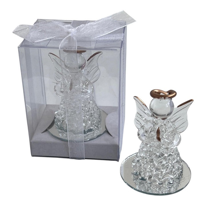 Marturie ingeras din sticla pe suport oglinda