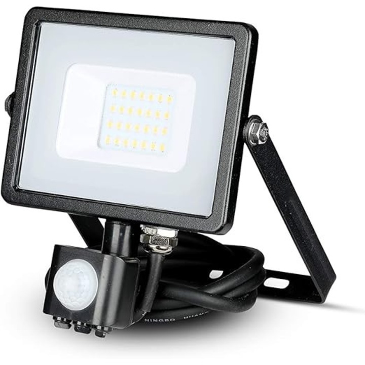 Proiector 20W Cu Senzor 1900LM Led JIJU® 6500K Lumina Rece